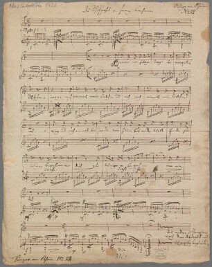 Die Schifffahrt, arrangiert, Singstimme, Gitarre - BSB Mus.Schott.Ha 8428
