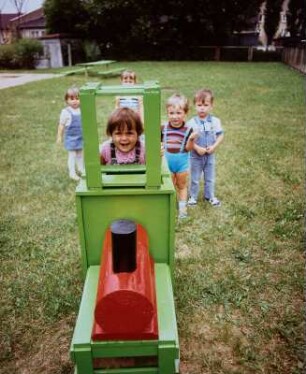 "Spielplatz des Kindergartens ""Anne Frank"" in Anklam"