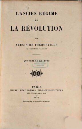 L' ancien régime et la révolution