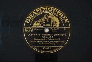 "Cavalleria rusticana" : Peitschenlied (Rossestampfen, Peitschenknall) / (Mascagni)
