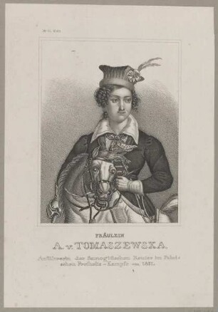 Bildnis der A. v. Tomaszewska