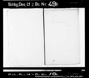 Schuldforderung des Nikolaus Bilderbeck, Pastor zu Haus- berge, an Hans von Wartensleben
