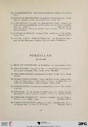 Porzellan (Nr.377-433)