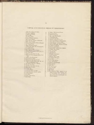 Simple and general order of chronology.