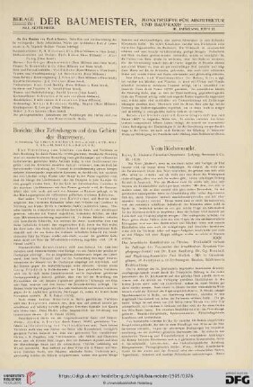 Beilage zu: 1905, September
