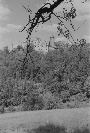 Leutenberg. Blick zu Schloss Friedensburg