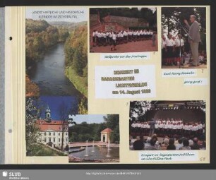 Konzert im Barockgarten Lichtenwalde (Bilder 1 bis 3) : Dirigent: Karl-Heinz Hanicke