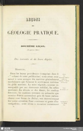 Douzième leçon