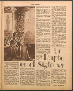 Un rapto en el siglo XV