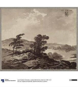 Landschaft mit See