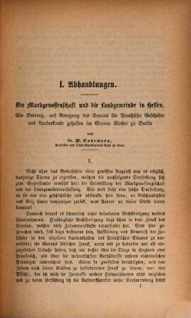 Zeitschrift für preussische Geschichte und Landeskunde. 7, 7. 1870