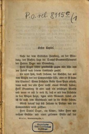 Die Arbeiterprinzessin : Roman in 2 Bänden von J. J. Cremer. Dem Holländischen nacherzählt von Adolf Glaser. 1