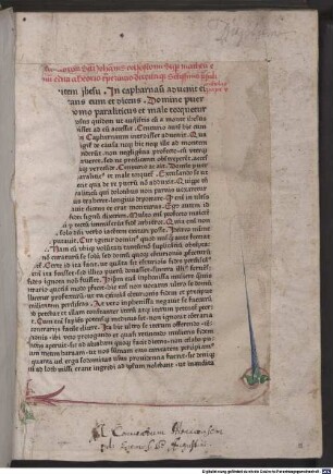 Traductio libror[um] Sancti Johannis crisostomi Super matheum