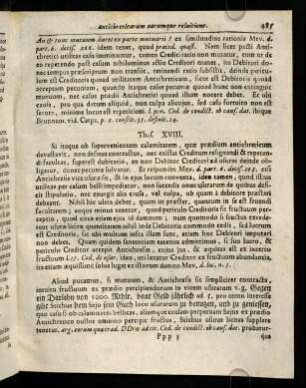 485-496, Thes. XVIII. - Thes. XXX.