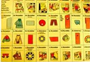Schlüsselkarte zum Frösi-Adventskalender