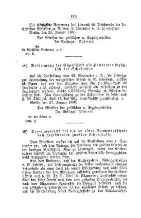 Bestimmung der Eigenschaft als Hausvater bezüglich der Schullasten : [IV. Elementarschulwesen]