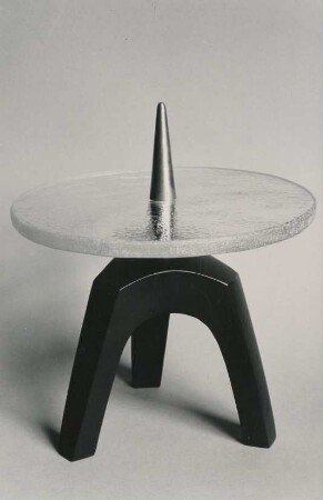 Altarleuchter aus Eisenguss und Glas von Friedrich Gebhart