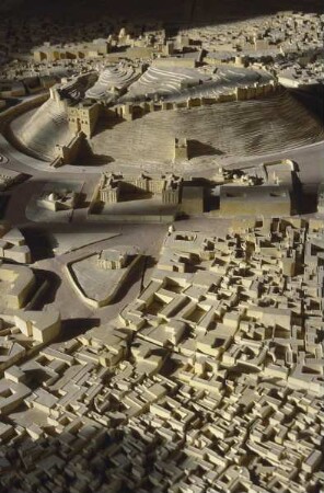 Modell der Stadt Aleppo