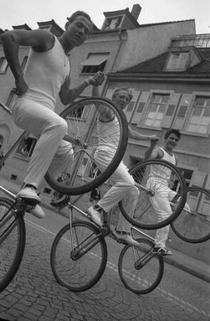 60jähriges Jubiläum des Radfahrervereins "Sturm" in Mühlburg.