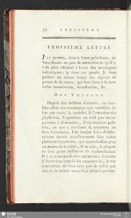 Troisième lettre
