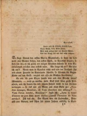 J. G. Seume's sämmtliche Werke : in acht Bänden, 2.. Spaziergang nach Syrakus im Jahre 1802 ; Theil. 2. Anmerkungen zum Spaziergang nach Syrakus / von H. V. Schnarr v. K.