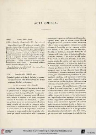 Acta omissa