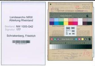 Entnazifizierung Friedrich Schnakenberg , geb. 15.12.1902 (Schmied)