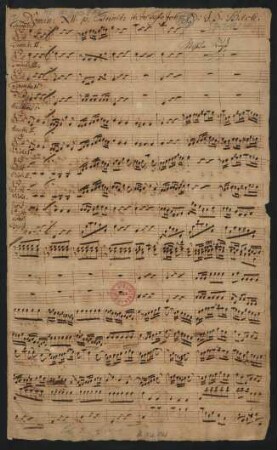 1. [Coro]: Lobe den Herren, den mächtigen König der Ehren