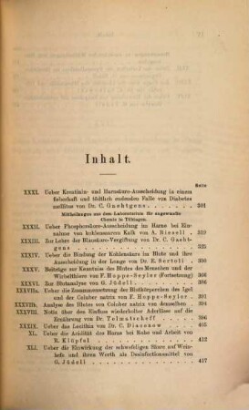 Medicinisch-chemische Untersuchungen. 3. 1868