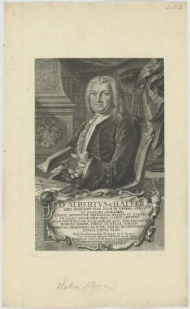 Bildnis des Albertvs v. Haller