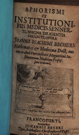 Aphorismi ex (Sennerto) collecti