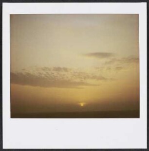 Sonnenuntergang über Mahlberg