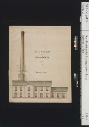 David Richtschacht, Schachtgebäude mit Förderturm