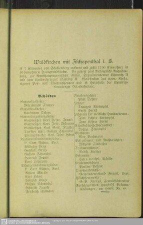 Waldkirchen mit Zschopenthal i. S.