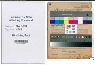 Entnazifizierung Paul Hindrichs , geb. 10.05.1890 (Schuhmacher)