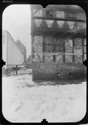 Quedlinburg, Breite Straße. Wohnhaus. Hoffront (Teilansicht ?)