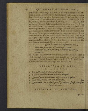 Observata in LXXI. Dialogum. - Observata in LXXX. Dialogum.