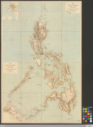 Karte der Philippinen