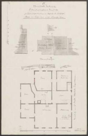 Höchel, Louis, Stadtpfleger Einbau eines Ofens und Kamins