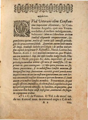 Disputationem iuridicam de iure singulari studiosorum ... sub praesidio Dominici Arumaei ... proponit ... Georgius Müller