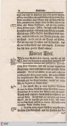 Anderer Theil