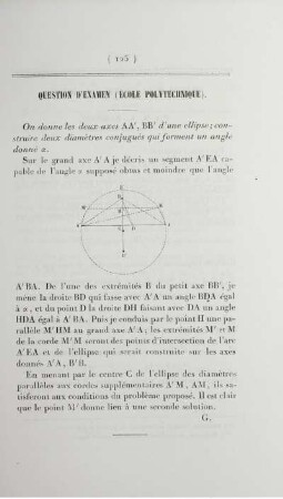 Question d'examen (École Polytechnique).