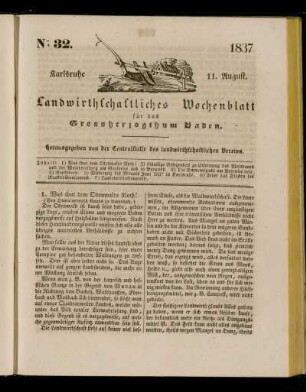 No 32. 1837. 11. August