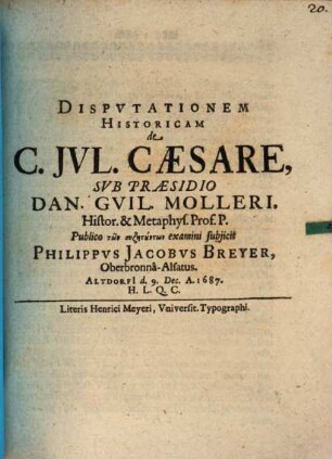 Disp. hist. de C. Iulio Caesare