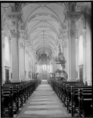 Großcomburg Katholische Kirche Sankt Nikolaus Innenansicht