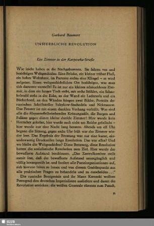 Unsterbliche Revolution