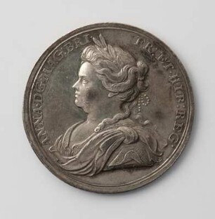 Medaille der Königin Anne von Großbritannien auf den Frieden von Utrecht
