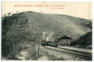 Netzkater. Bahnhof im Ilfelder Tal bei Hotel Netzkater