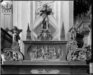 Schöntal Kloster Schöntal Abteikirche Sankt Joseph Langhaus Johannesaltar von Michael Kern (um 1630) Oberes Teilstück