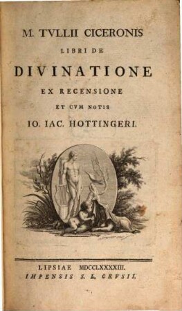 M. Tvllii Ciceronis Libri De Divinatione